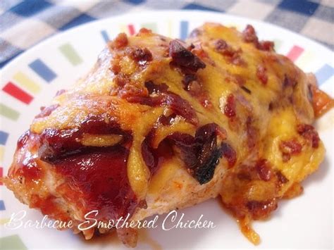 Preheat oven to 350 degrees. But Mama, I'm Hungry!: Barbecue Smothered Chicken