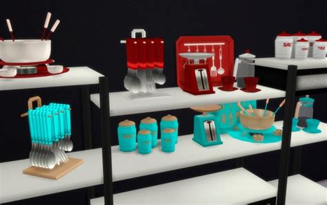 Pqsims4 Clutter Altea Kitchen • Sims 4 Downloads