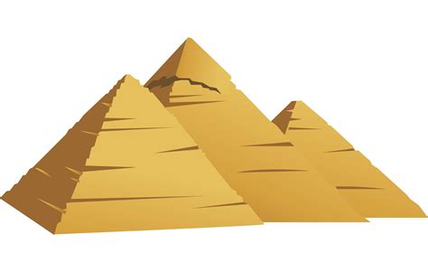 Ancient Egypt Pyramids Vector Illustrati Graphic By Pchvector