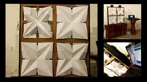 Lighting Responsive Origami Facade 1280x720 On Vimeo