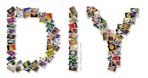 Make A Letter Alphabet Or Text Photo Collage In 60 Seconds Figrcollage