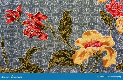 Batik Pattern Malaysia Stock Photo Image Of Detail 13342284