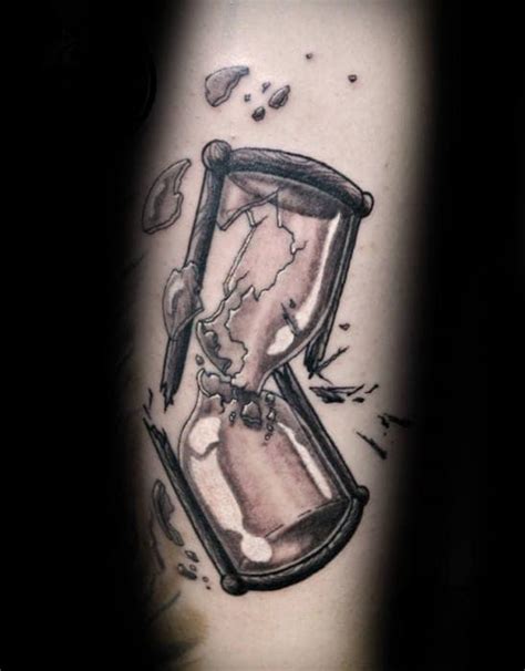 30 Broken Hourglass Tattoo Designs 2023 Inspiration Guide