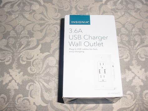 Insignia 36a Usb Charger Wall Outlet White 2 Ports For Sale Online Ebay