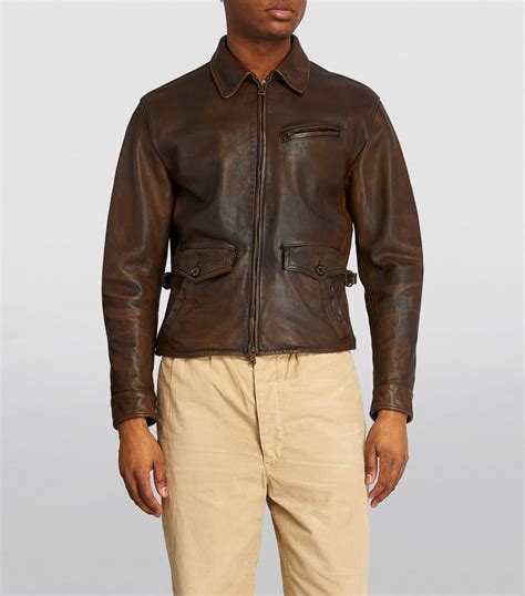 Ralph Lauren Purple Label Leather Jacket Harrods Hk