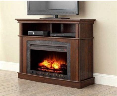 Home decorators collection kerrington 60 in. Electric Fireplace Media Entertainment Center with Side ...
