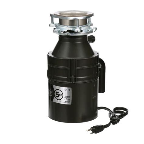 Insinkerator Badger 5xp 34 Hp Continuous Feed Garbage Disposal With
