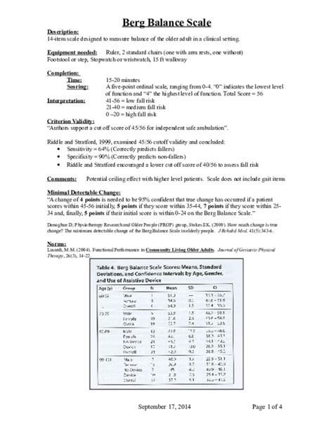 Doc Berg Balance Scale Hapy Ardia