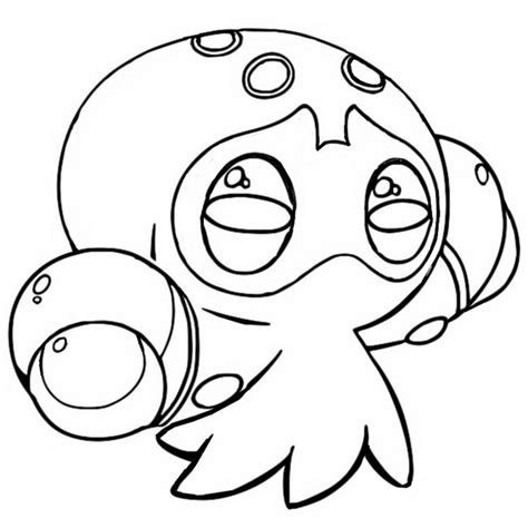 Coloring Pages Pokemon Clobbopus Drawings Pokemon