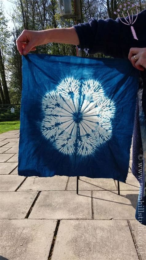 A Colourful Shibori Design Created By Clare With Different Methods Of