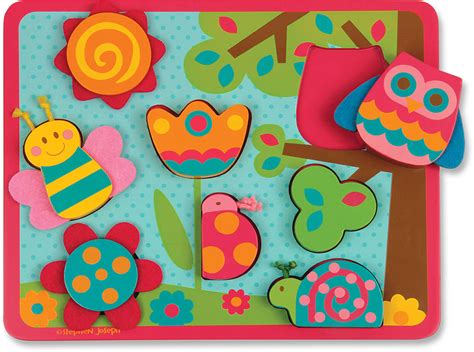 Wood And Felt Puzzle Nature Fat Brain Toys