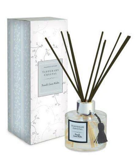 Tipperary Crystal Fragrance Diffuser French Linen Water Poppintree