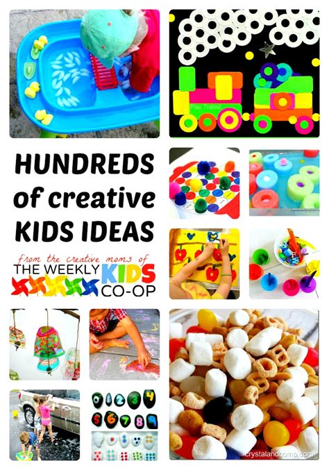 Hundreds Of Creative Kids Activities From The Weekly Kids Co Op B