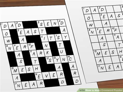 How To Make Crossword Puzzles 15 Steps With Pictures Wiki How To