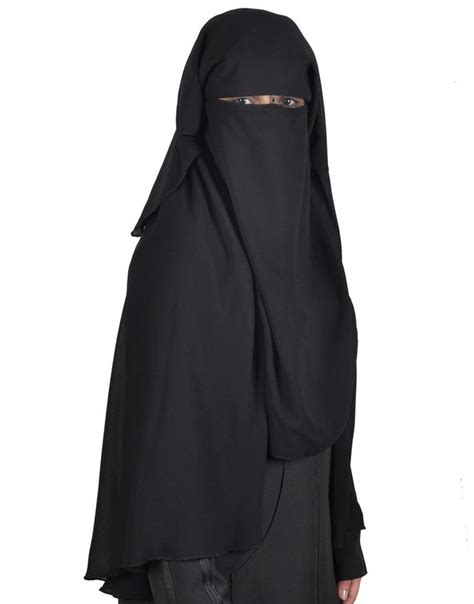 Extra Lang Niqab Gesichtsschleier Hijab Gebets Islamische Kleidung Hi0383 Telas Largos
