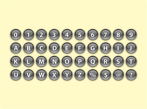 Keyboard Buttons Vector Art And Graphics