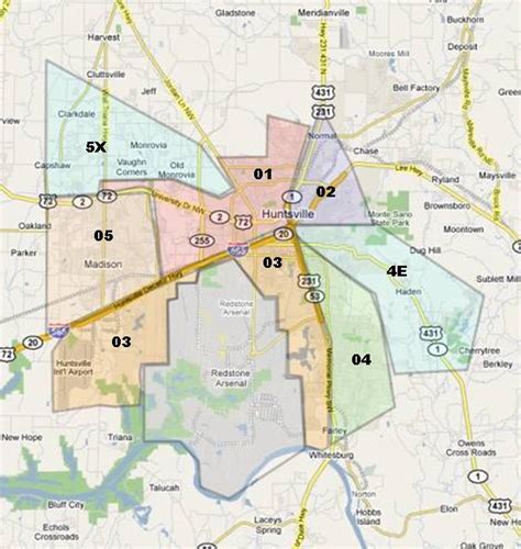 Huntsville Alabama Zip Code Map Map North East