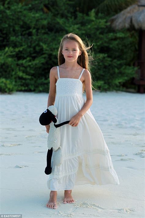 Worlds Most Beautiful Girl Kristina Pimenovas Mother Defends Pictures Daily Mail Online
