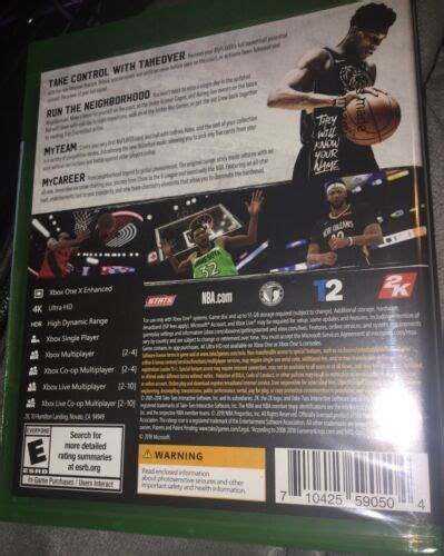 Nba 2k19 Xbox One Brand New Sealed Basketball Sports Ebay