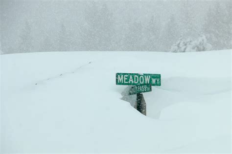 Photos See How Much Snow There Is In Truckee California