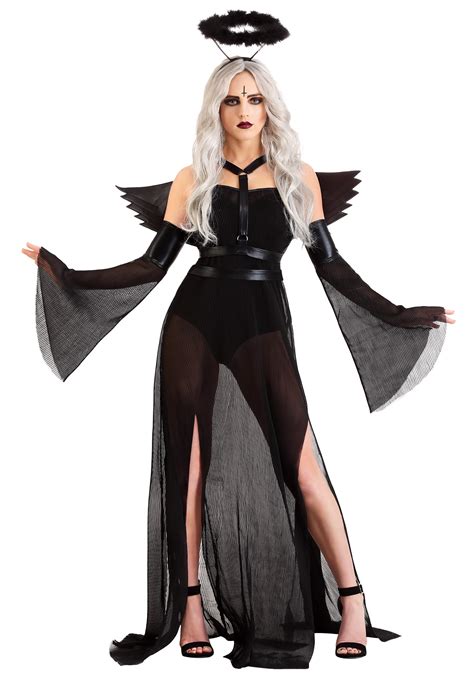 Fallen Dark Angel Costume For Women Ubicaciondepersonascdmxgobmx