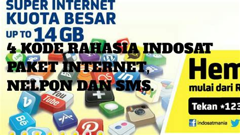 Paket internet paling murah 2019. 4 kode rahasia indosat!! Paket intrnet, nelpon dan sms Paling murah 2017 - YouTube