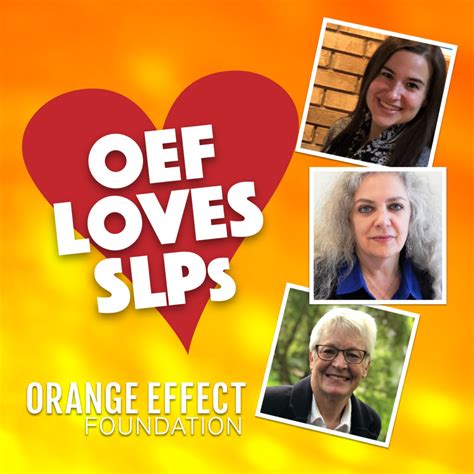 Speech Language Therapist Appreciation Day The Orange Effect Foundation