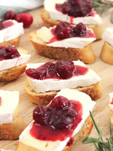 Brie And Cranberry Crostini Appetizer Slow The Cook Down