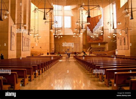 Interior Cathedral Of Our Lady Of The Angels Los Angeles California