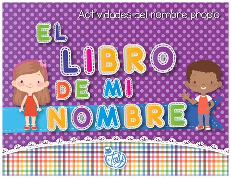 Libro De Mi Nombre 1 Imagenes Educativas