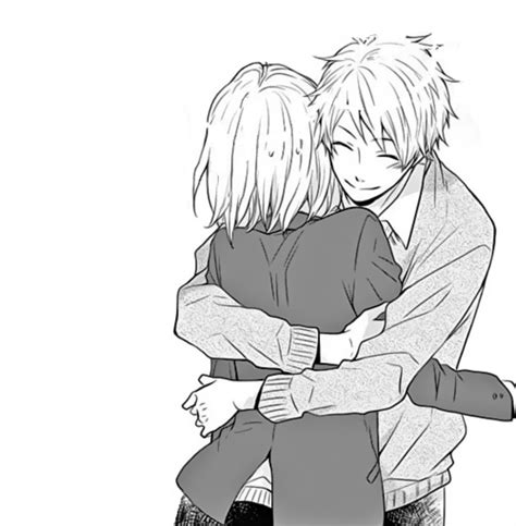 Learn how to draw anime couple hugging pictures using these outlines or print just for coloring. anime, hug, and love image | Manga mignon, Couple manga ...