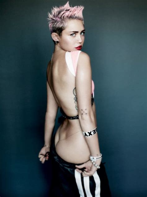 Miley Cyrus Strikes Provocative Poses For V Magazine