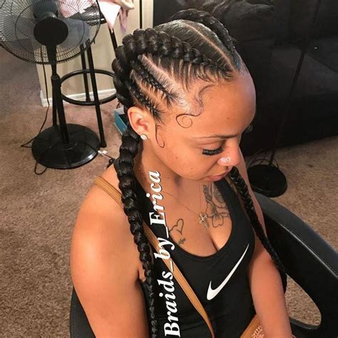 20 2 Long Feed In Braids Fashion Style