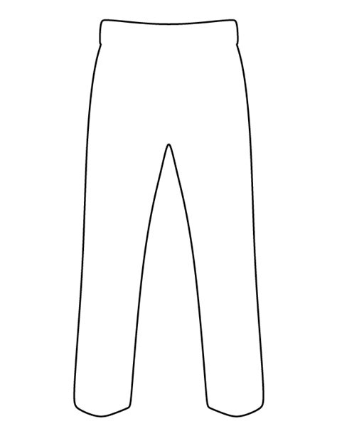 Printable Pants Template