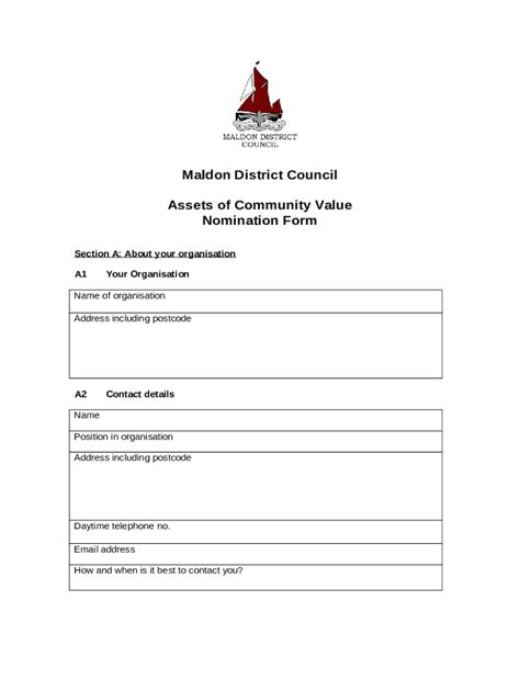 Assets Of Community Value Intention To Bid Pdf Doc Template