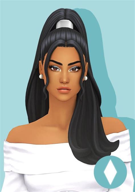 Isabella Hairstyle For Sims 4