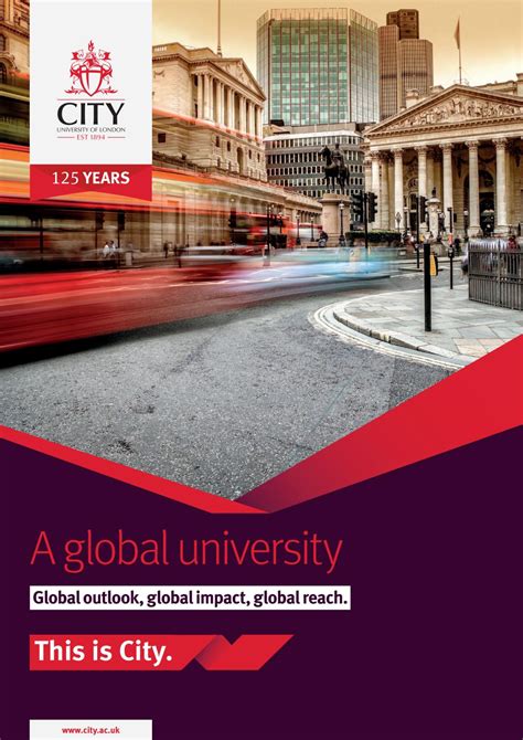 City University Of London A Global University By City University Of