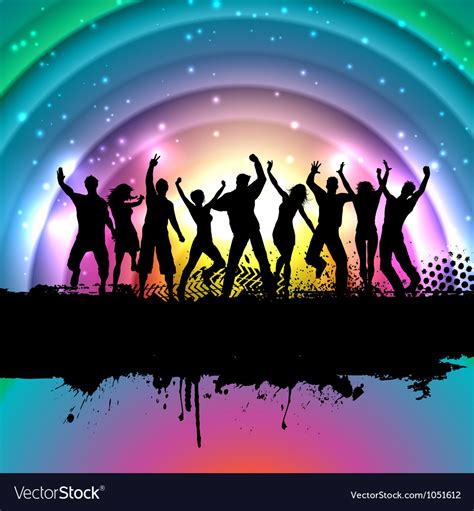 Grunge Party Background Royalty Free Vector Image