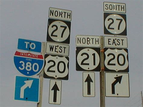 Photos By The Numbers 20 And 21 Iowa Highway Ends Etc
