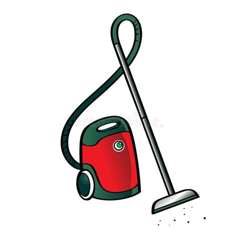 Vacuum Cleaner Equipment Cartoon Set Washing Robot Cyclone And Car Vacuum Cleaner Stock Vector