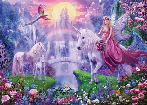 Fairy Riding Unicorn In 2022 Unicorn And Fairies Fairy Wallpaper