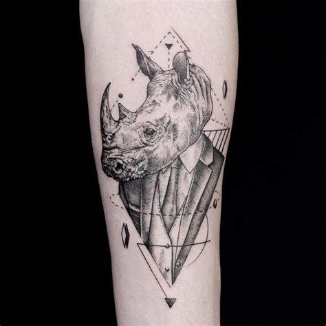 28 Creative Rhino Tattoo Designs And Ideas Page 2 Of 2 Tattoobloq