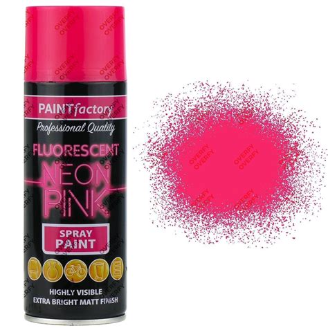 Neon Pink Spray Paint Fluorescent 400ml Pink Spray Paint Aerosol
