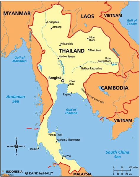 Thailand Map Thailand Maps Maps Of Thailand Thailand Political Map