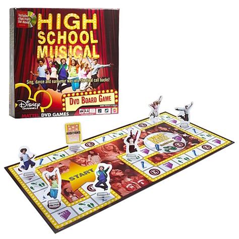 Disneys High School Musical 2 The Dvd Board Game Mattel High
