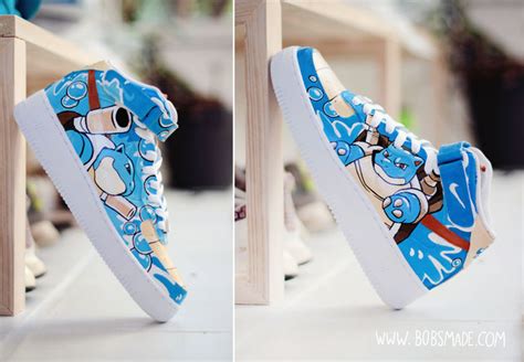 Blastoise Nike Air Force 1 Art And Custom Design