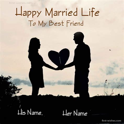 Happy Married Life Image For Love Wedding Marriage