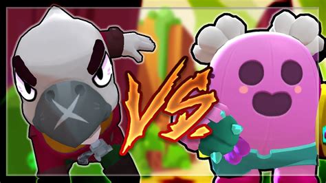 Brawl stars is an online multiplayer fighting game in which teams of 3 players have to fight each other for different targets depending on the game mode. SPIKE VS CROW! Legendary Battles of Brawl Stars! - YouTube