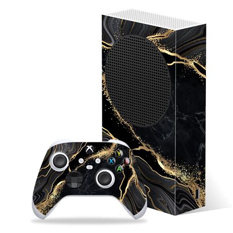 Xbox Series S Elegant Gold Details Skin Wrap Decal Easyskinz