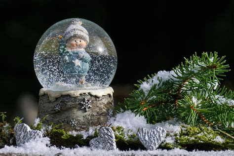 Christmas Snow Ball 100 Free Photo On Mavl Bola De Neve Natal Bola